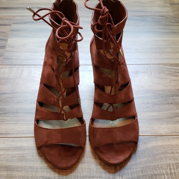 Sam Edelman Shoes - Sam Edelman || Santina Lace- Up Suede Wedges